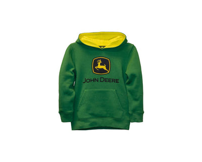 John Deere Kids Trademark Hoodie Green/Yellow - MCPB4J056G